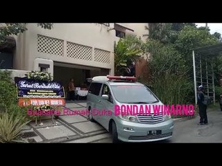 Suasana Rumah Duka Bondan Winarno