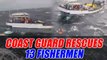 Cyclone Ockhi : Indian Coast Guard ship ' Amartya' rescues 13 fishermen, Watch | Oneindia News