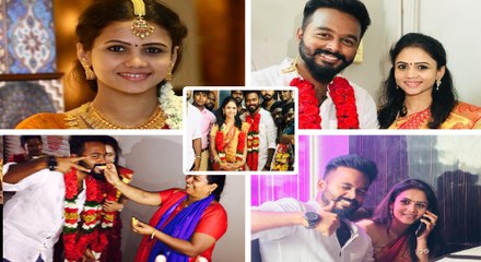 சன் டிவி VJ மணிமேகலை கல்யாண போட்டோக்கள்- வீடியோ