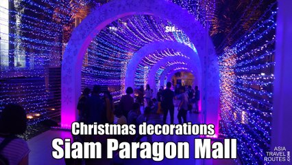 Christmas decorations Siam Paragon Mall