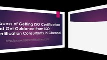 Process of getting iso Certification and get guidance from ISO Certification Consultants in Chennai