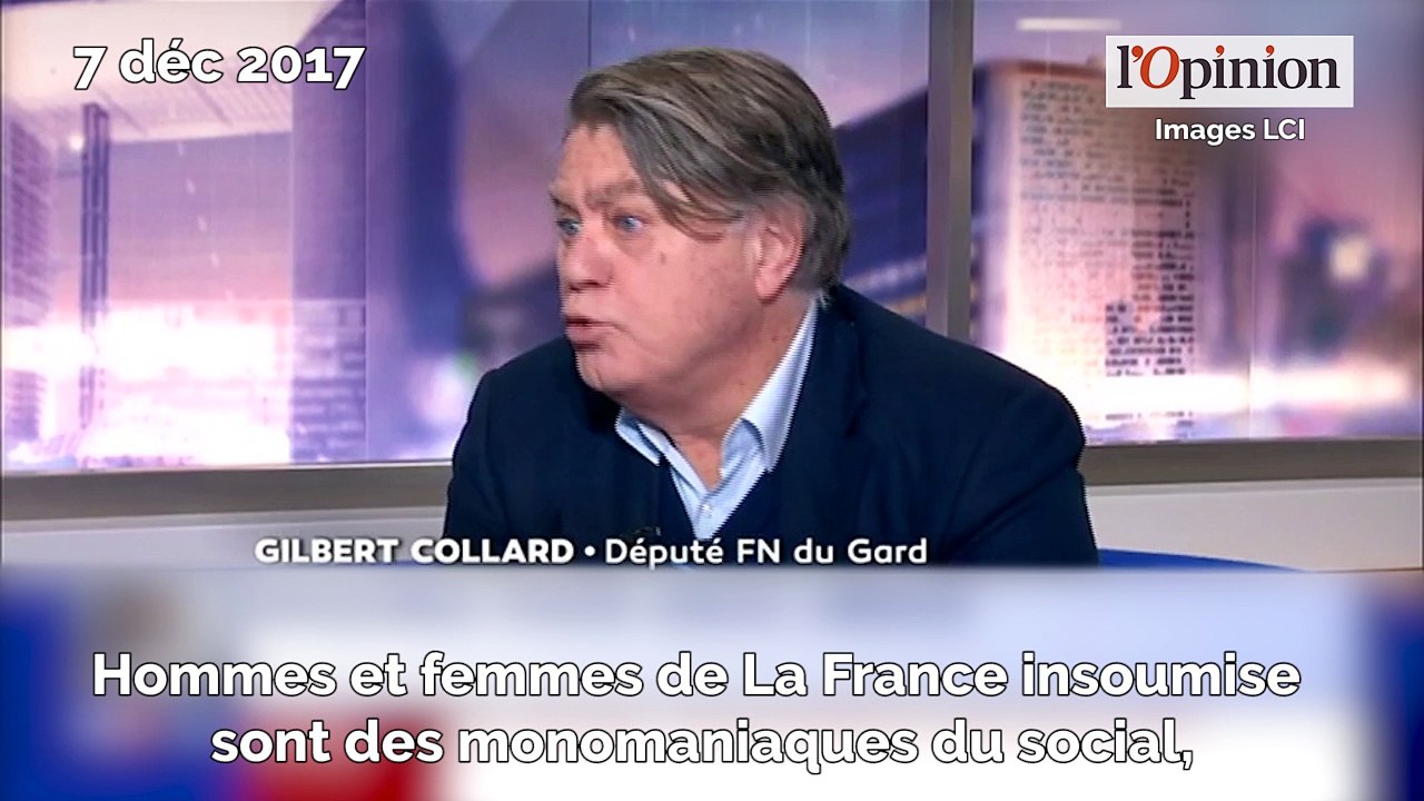 Gilbert Collard s'en prend à Alexis Corbière après son tweet polémique sur Johnny