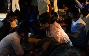 லாரி மீன் வேன் மோதல் 10 பேர் உயிரிழப்பு- வீடியோ