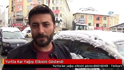 Yurtta Kar Yağışı Etkisini Gösterdi