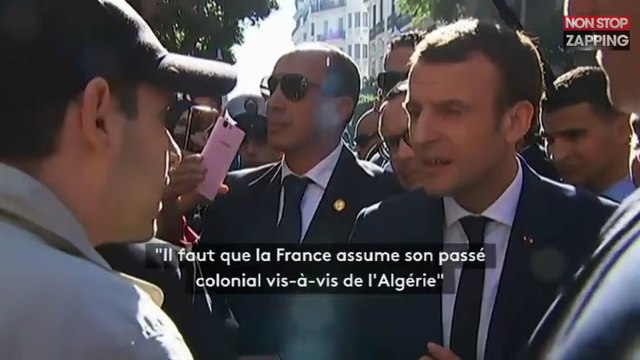 Emmanuel Macron à Alger : Échange tendu avec un Algérien sur la colonisation (Vidéo)