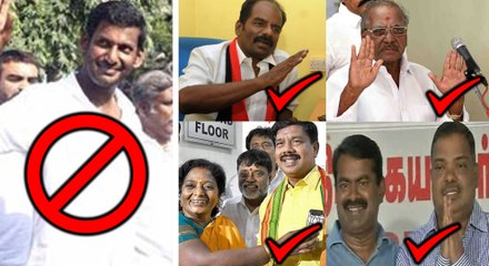 ஆர்கே நகரில் 59 பேர் போட்டி...மின்னணு வாக்குப்பதிவு இயந்திரமே பயன்படுத்தப்படுகிறது!- வீடியோ