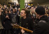 Berlin Commuters Surprised as U2 Duo Step Off U2 Line for Surprise U-Bahn Gig
