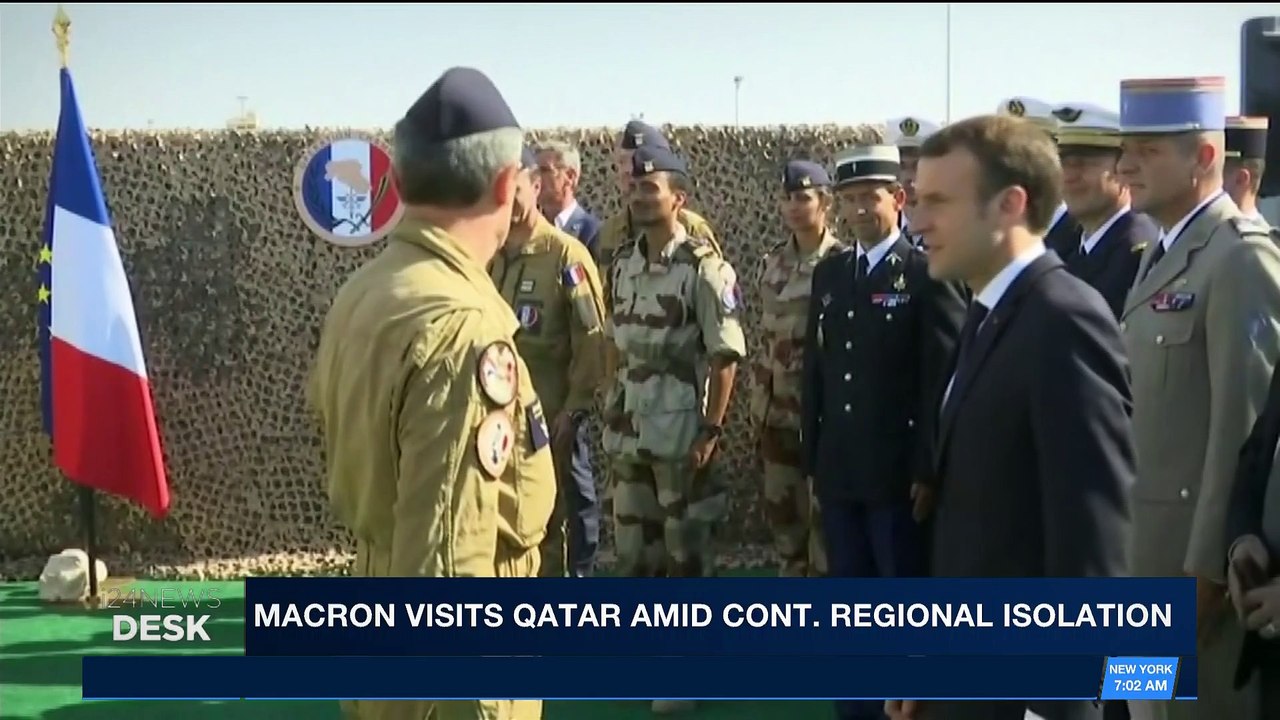 i24NEWS DESK  | Macron visits Qatar amid cont. regional isolation | Thursday, December 7th 2017