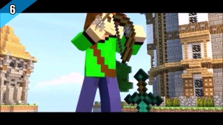 Top 10 DANTDM Minecraft Animations (TheDiamondMinecart Videos)