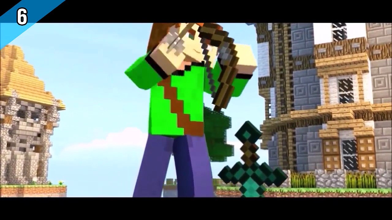 Top 10 DANTDM Minecraft Animations (TheDiamondMinecart Videos)