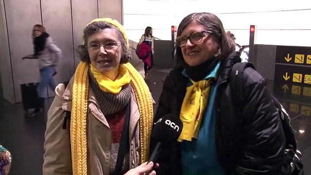 Marta Pallarès, Elisenda Almirall, Mari Ángeles Huesca, Àngels Font, Lluís Cadena, catalans que volen a Brussel·les