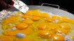 Indian Street Food Chef Makes Massive Portion of Scrambled Egg