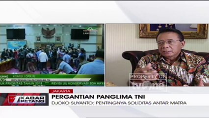Djoko Suyanto Beri Sambutan Positif Terhadap Panglima Tni Baru Hadi Tjayanto