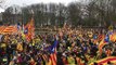 Demonstrators Call for EU Support of Catalan Independence at Brussels Rally