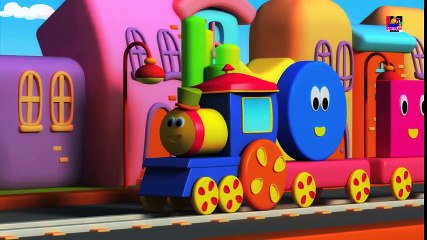 بوب القطار | الأشكال اغنية | تعلم الأشكال | الاطفال كلمات | فيديو طفل | Bob The Train | Shapes Song