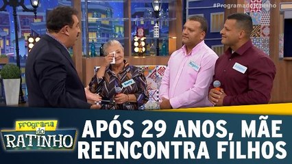 Após 29 anos, mãe reencontra os filhos