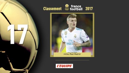 Foot - Ballon d'Or 2017 : Toni Kroos 17e