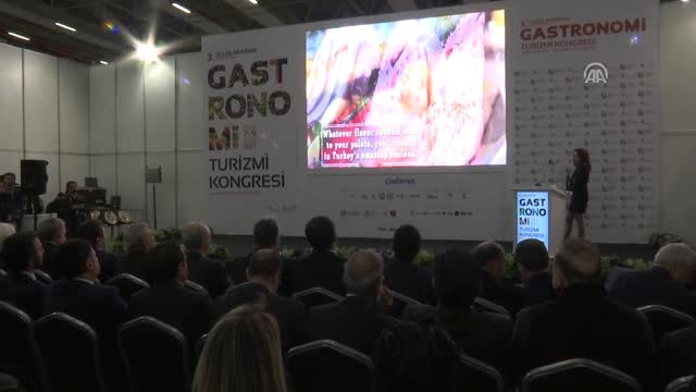 3. Uluslararası Gastronomi Turizmi Kongresi - Kültür ve Turizm Bakanı Kurtulmuş