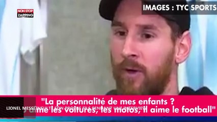 Lionel Messi insulte son fils Mateo pendant une interview (Vidéo)