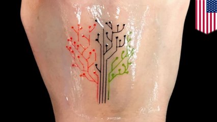 Engineers create world's first 'living tattoo' with live bacteria
