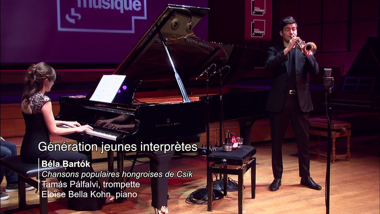 Bela Bartok / arrangement Tamas Palfalvi | Trois Chansons populaires hongroises du district de Csik par Tamas Palfalvi et Eloïse Bella Kohn