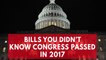 Bills you didn't know Congress passed in 2017