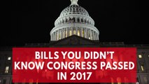 Bills you didn't know Congress passed in 2017