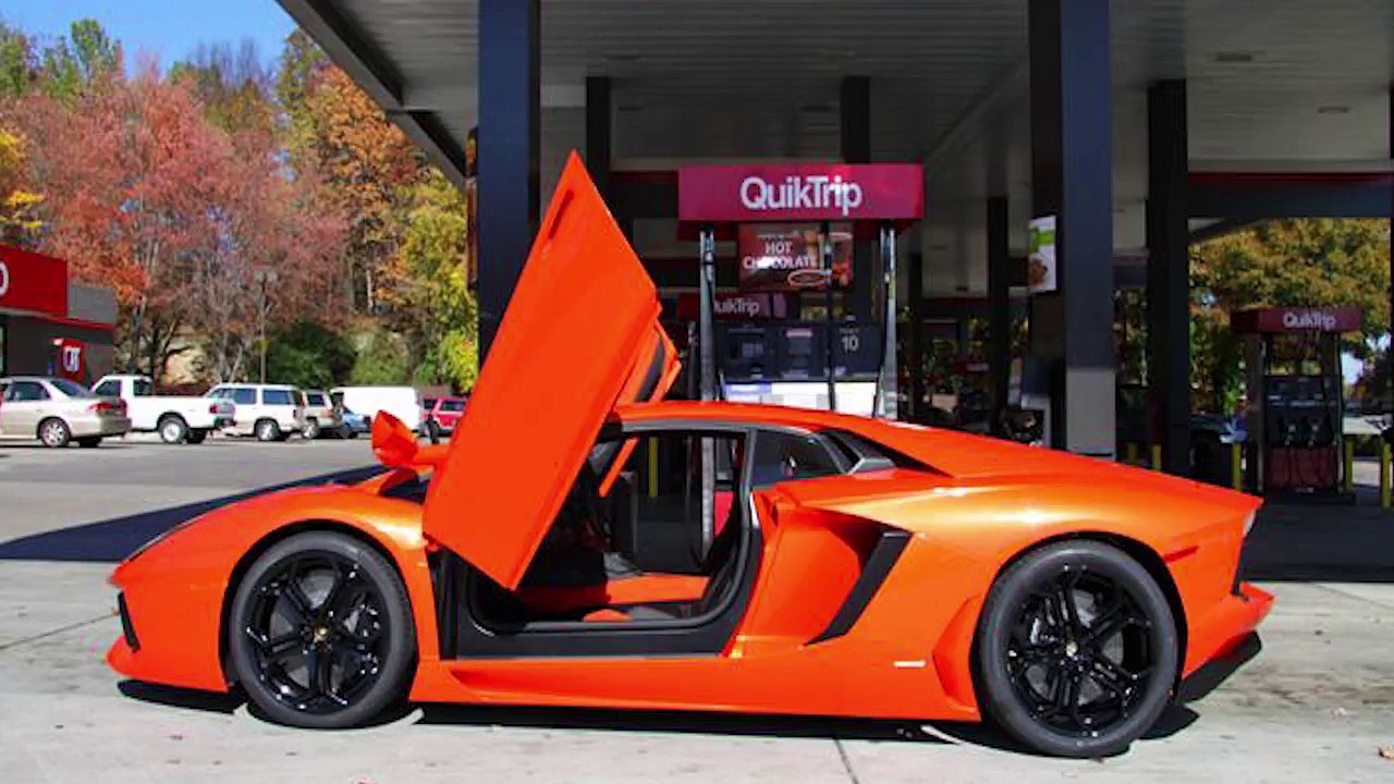 I crashed an Aventador