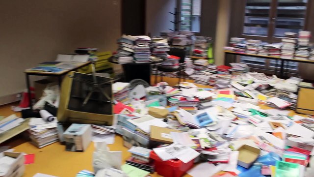 Le Collège Saint François d'Assise de Tubize saccagé par des syndicalistes