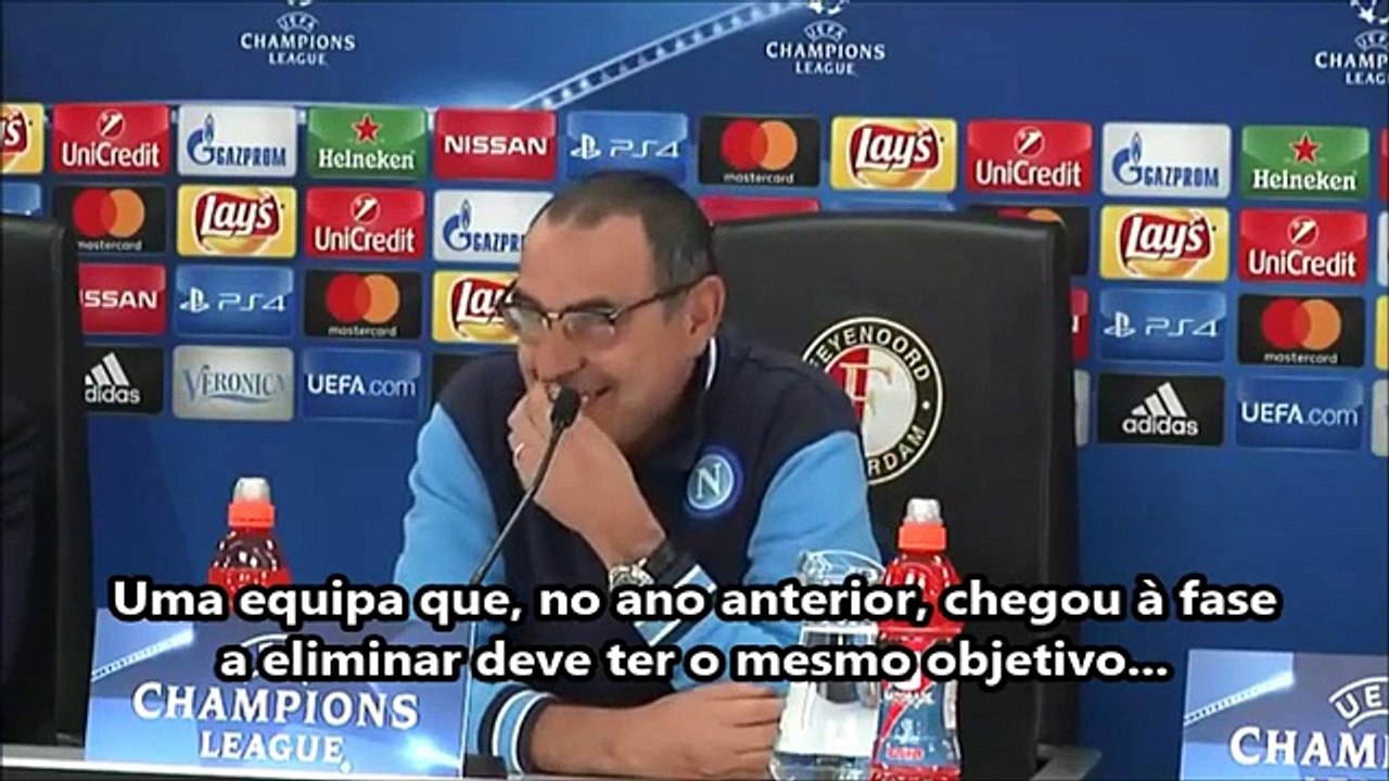 Treinador do Nápoles passou-se com jornalista e até o Benfica foi chamado à conversa