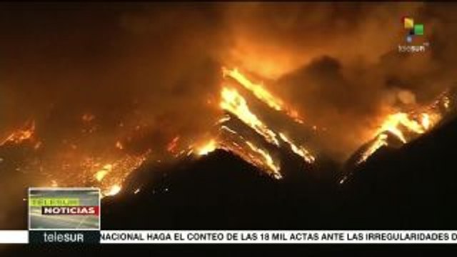 Ola de incendios en Estados Unidos deja al menos un muerto