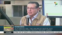 Honduras: TSE reitera que el viernes vence plazo de impugnaciones
