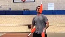 Juggling Score trick shot