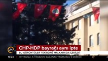 CHP-HDP bayrağı aynı ipte