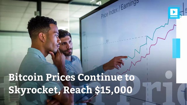 Bitcoin Prices Continue to Skyrocket, Reach $15,000