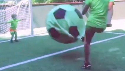 Soccer Ball vs Kid