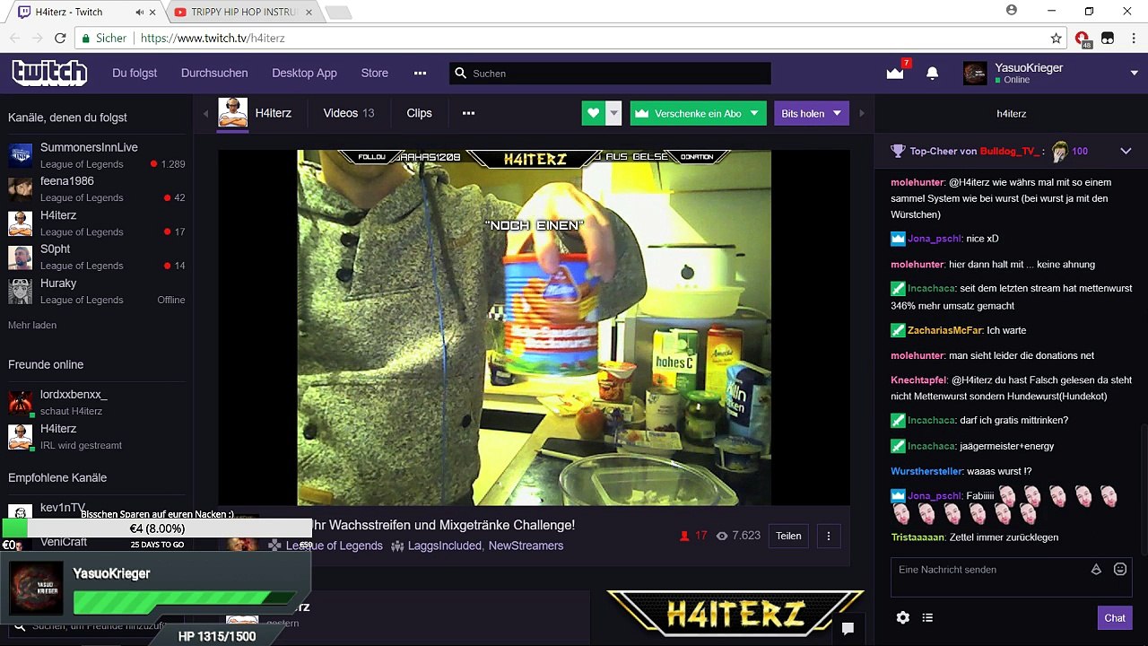 H4iterz getränke Challange