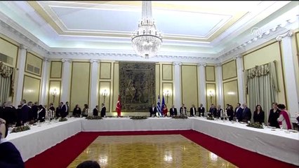 Cumhurbaşkanı Erdoğan, Onuruna Verilen Resmi Akşam Yemeğine Katıldı - Detaylar