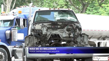 Mas de 3 millones pierden empresarios por saqueos