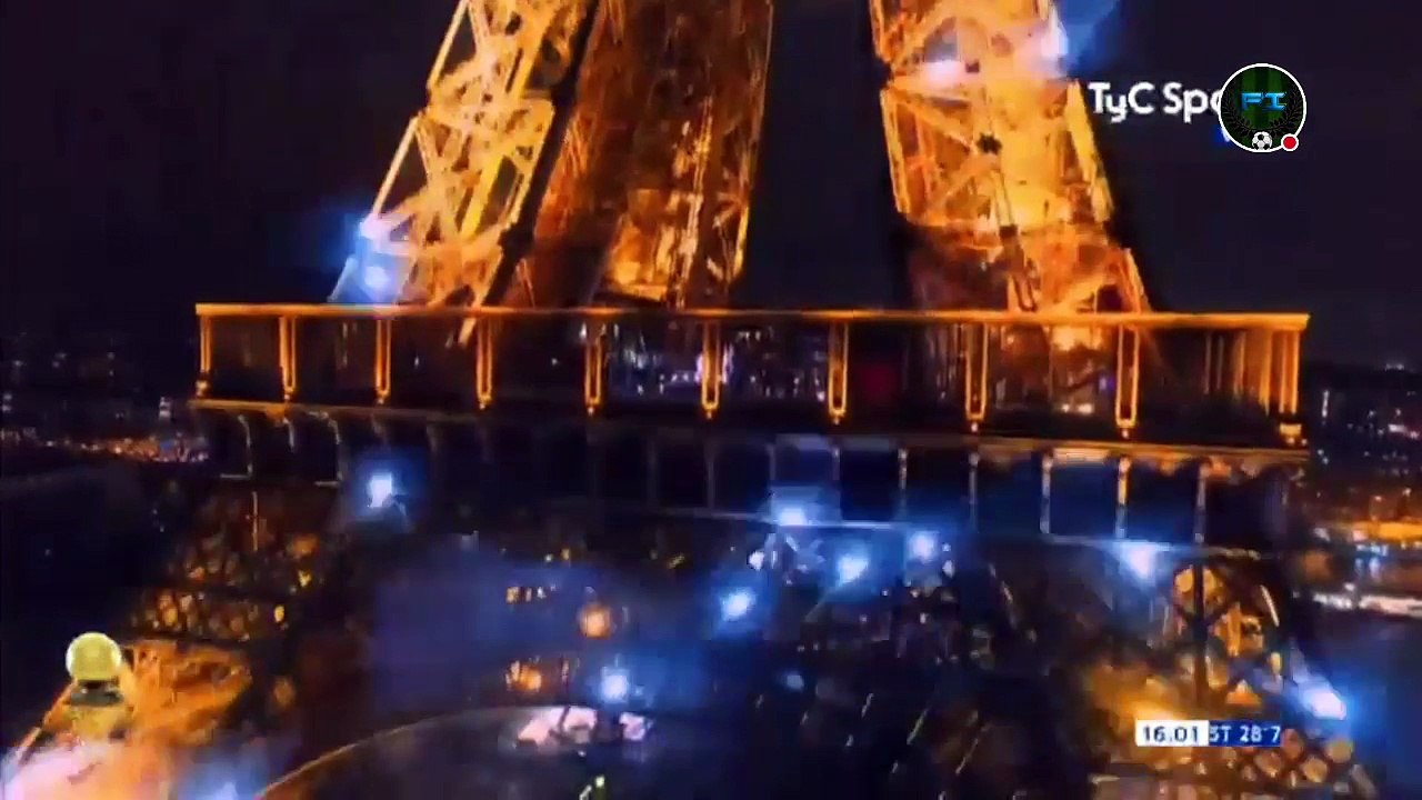 en la Torre Eiffel
