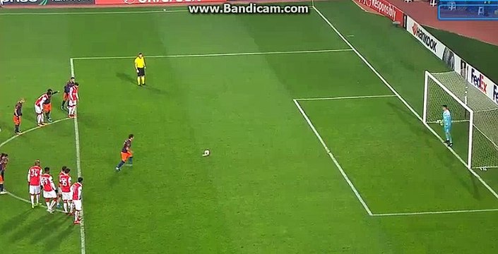 Emre Belozoglu Penalty Goal - Istanbul 2-1 Braga 07.12.2017