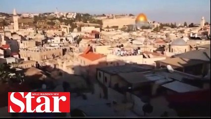 Cumhurbaşkanı Erdoğan'ın sesinden Aksa şiiri...