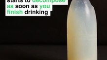 Une bouteille d'eau biodégradable?