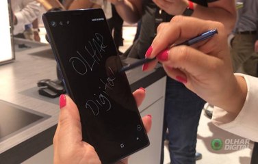 Nós testamos: veja o Galaxy Note 8 em ação