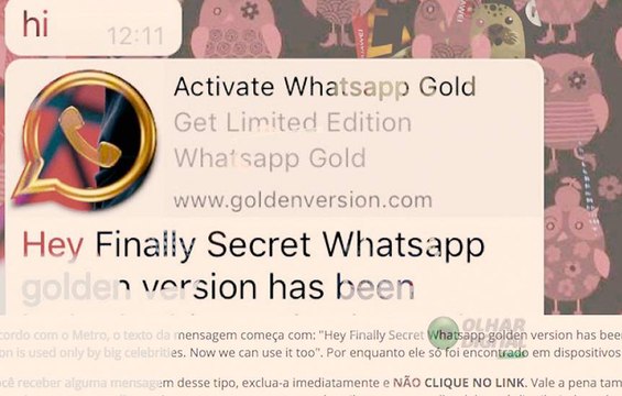 Fique esperto: dicas para você não cair em golpes no Whatsapp