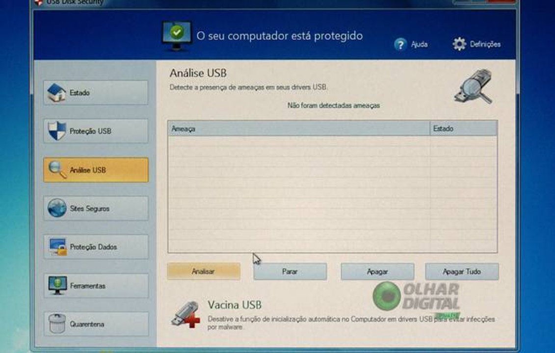 Download da semana: USB Disk Security
