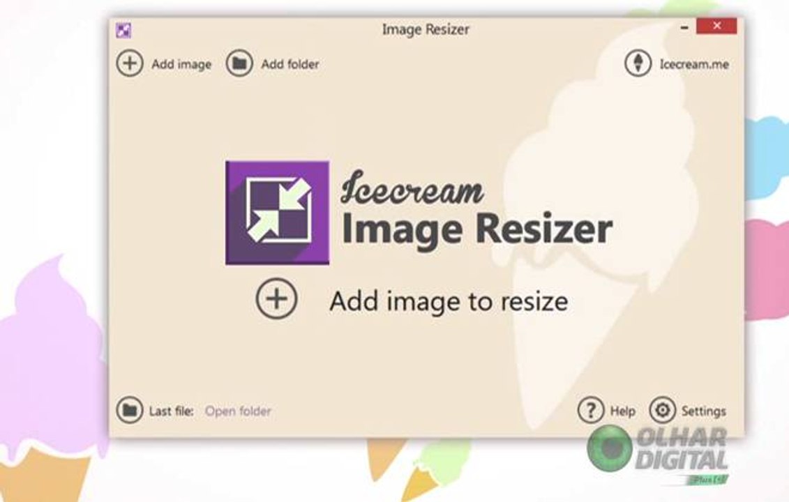 Download da semana: IceCream Image Resizer