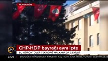 CHP-HDP bayrağı aynı ipte