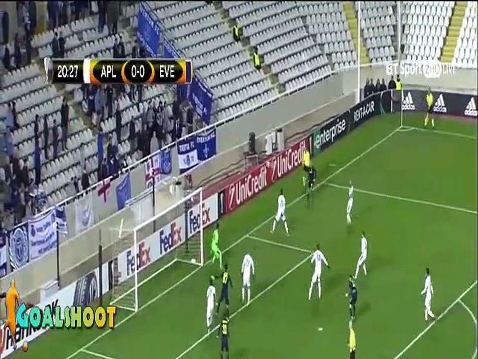 Apollon vs Everton 0-3 All Goals