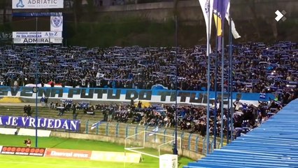 DA SE NAJEŽIŠ- Pogledajte kako su Manijaci otpjevali Tifinu Grbavicu na 110. sarajevskom derbiju